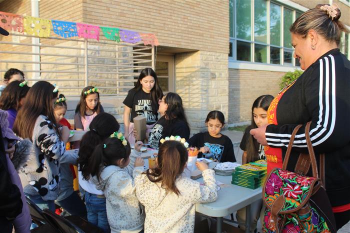 National Jr Honor Society kiosk